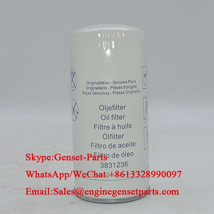Equivalent VOLVO Oil Filter 3831236